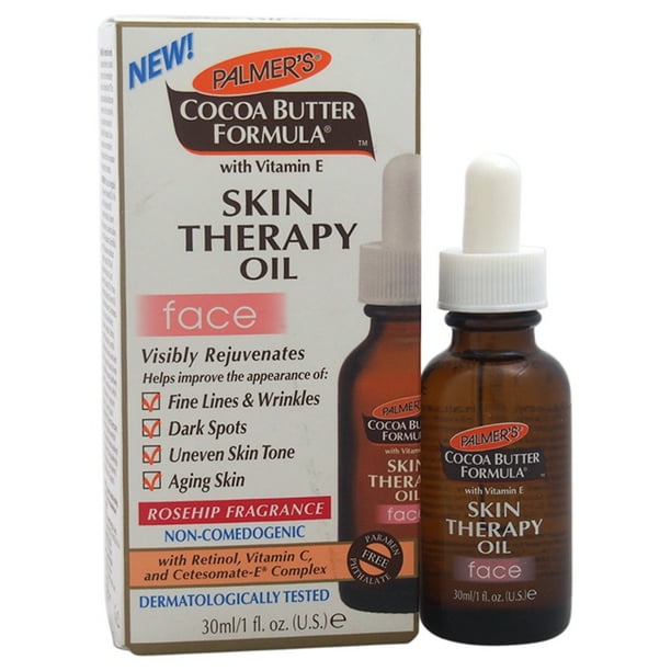 Cocoa Butter Formula Skin Therapy Oil With Vitamin E Face by Palmers for Unisex 1 oz Oil