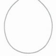 thumbnail image 2 of White Sterling Silver necklace Fancy Cubic Zirconia CZ Round Clear 24 in 3 mm, 2 of 3