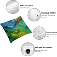 thumbnail image 4 of BANET Throw Pillow Cover, Blue Green Decorative Pillow Case Cushion Covers for Bedroom Home Dorm Car 22x22in, 4 of 5