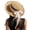 Black, variant on Summer Wide Brim Sun Hat for Women Men Breathable Straw Beach Hat Casual Outdoor Sunshade Cap