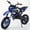 Blue, variant on FONA 49cc 2-Stroke Dirt Bike for Kids 8-12, 25mph Mini Motorcycle with Dual Disc Brakes, Multi Terrain Tires, Suspension & Soft Seat Black