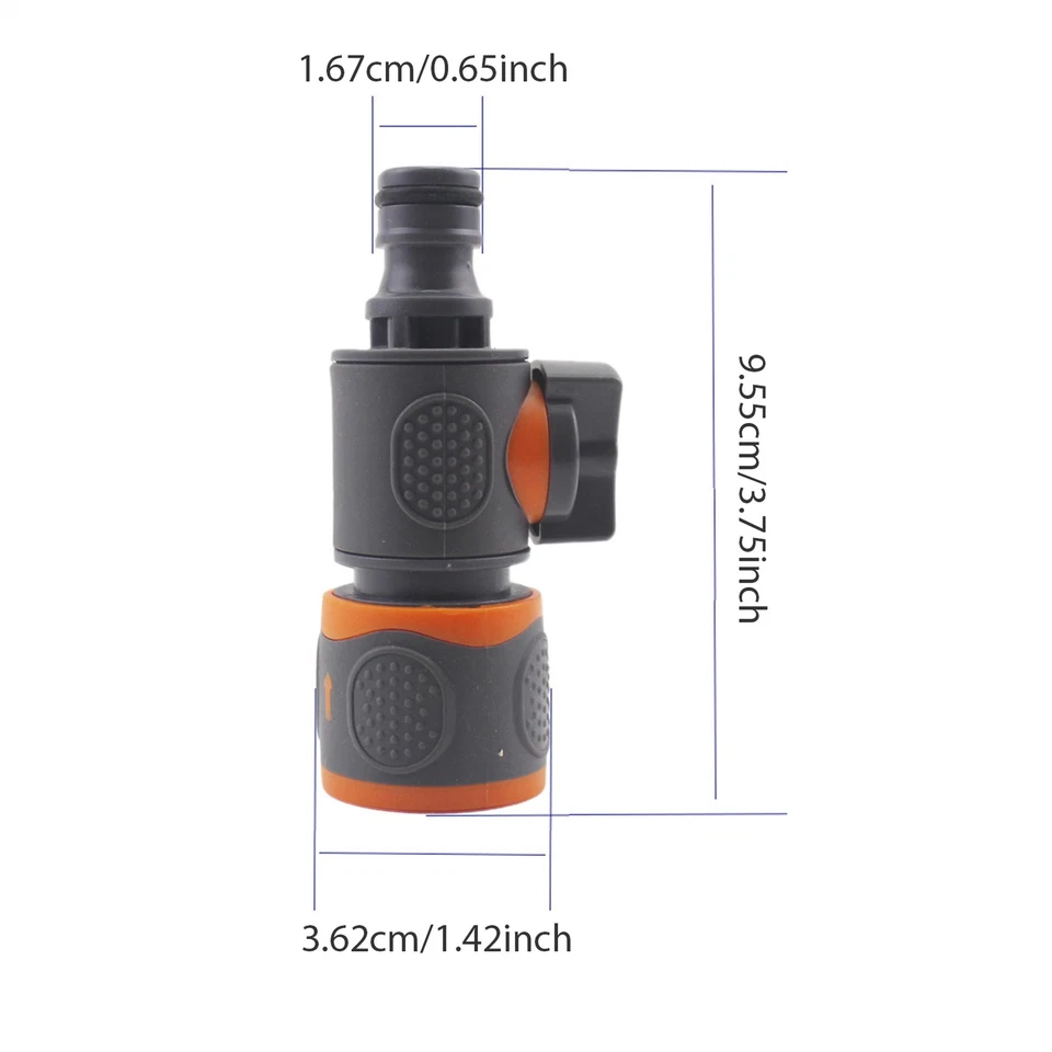 PURELY- Garden Hose Quick Connect Connectors Fitting With Water Stop Plastic Adapter Set