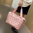 thumbnail image 3 of Bolsa de viaje Bolsa de gimnasio deportiva Bolsa de mano plegable Bolsa grande para pasar la noche con bolsillo mojadoPolvo de arándano, 3 of 5