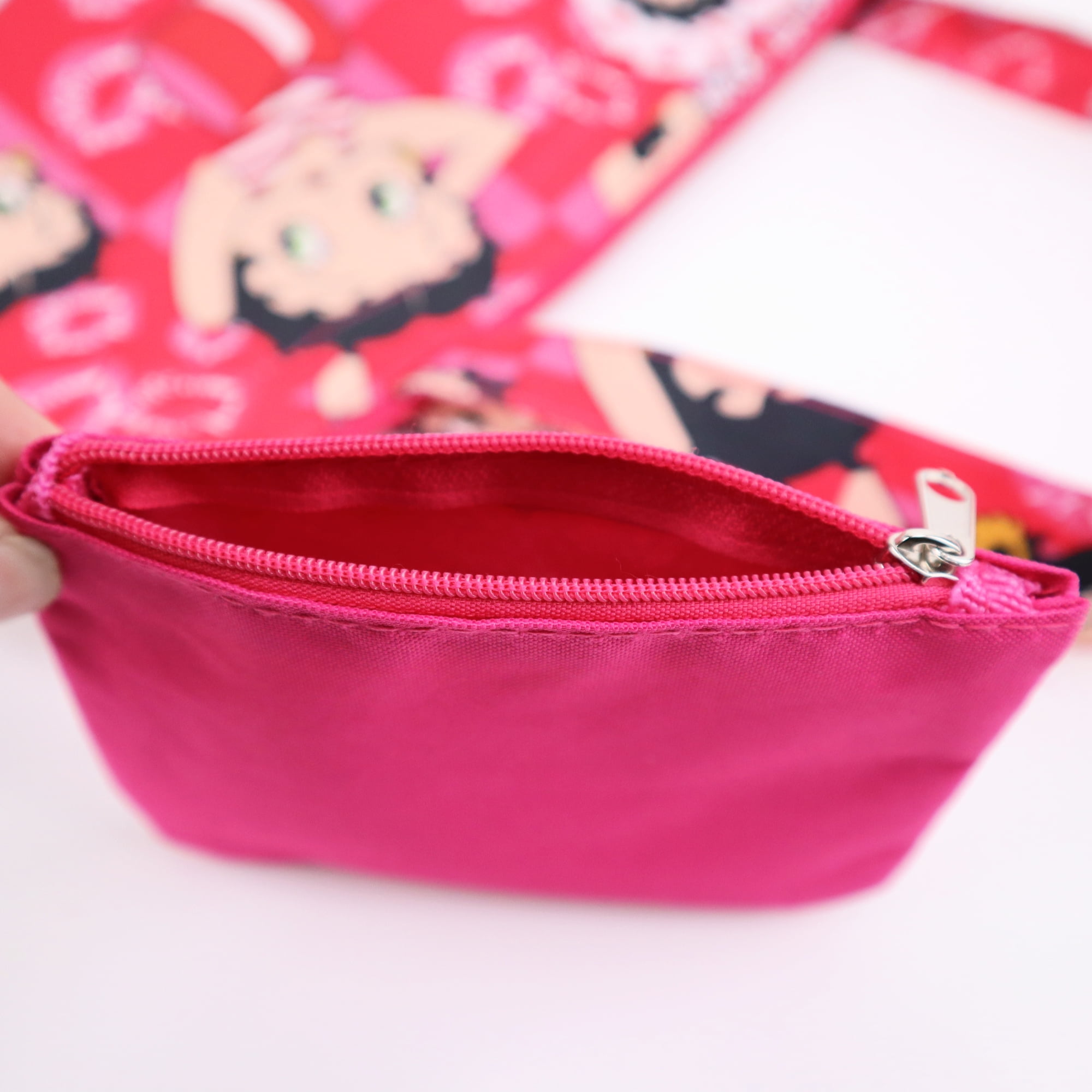 Betty Boop Polyester Shopping Bag with Coin Purse, Tote Style