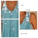 thumbnail image 4 of Camiseta sin mangas con cuello en V sin mangas para mujer Camiseta sin mangas estampada cómoda y holgada con estampado de flores, 4 of 5