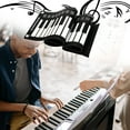 thumbnail image 1 of Piano enrollado a mano Fiudx con bocina 49 teclas órgano portátil, 1 of 5