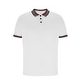 thumbnail image 5 of POTETI Mens Polo Shirt Casual Short Sleeve Collared Shirts Solid Relaxed Fit Summer Tops, 5 of 6