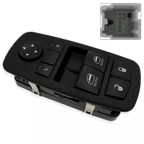 Front Left Master Power Window Switch 68183752AB Fits 2015-2017 Dodge Challenger