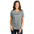 thumbnail image 2 of Sassy Since Birth Women's Fashion Relaxed T-Shirt Tee Heather Grey X-Large, 2 of 5