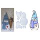 thumbnail image 5 of Plantillas de corte de metal con dibujos de muñecos de nieve de Navidad para álbumes de recortes, sellos, álbumes de fotos, gofrado decorativo, tarjetas de papel DIY, 5 of 5