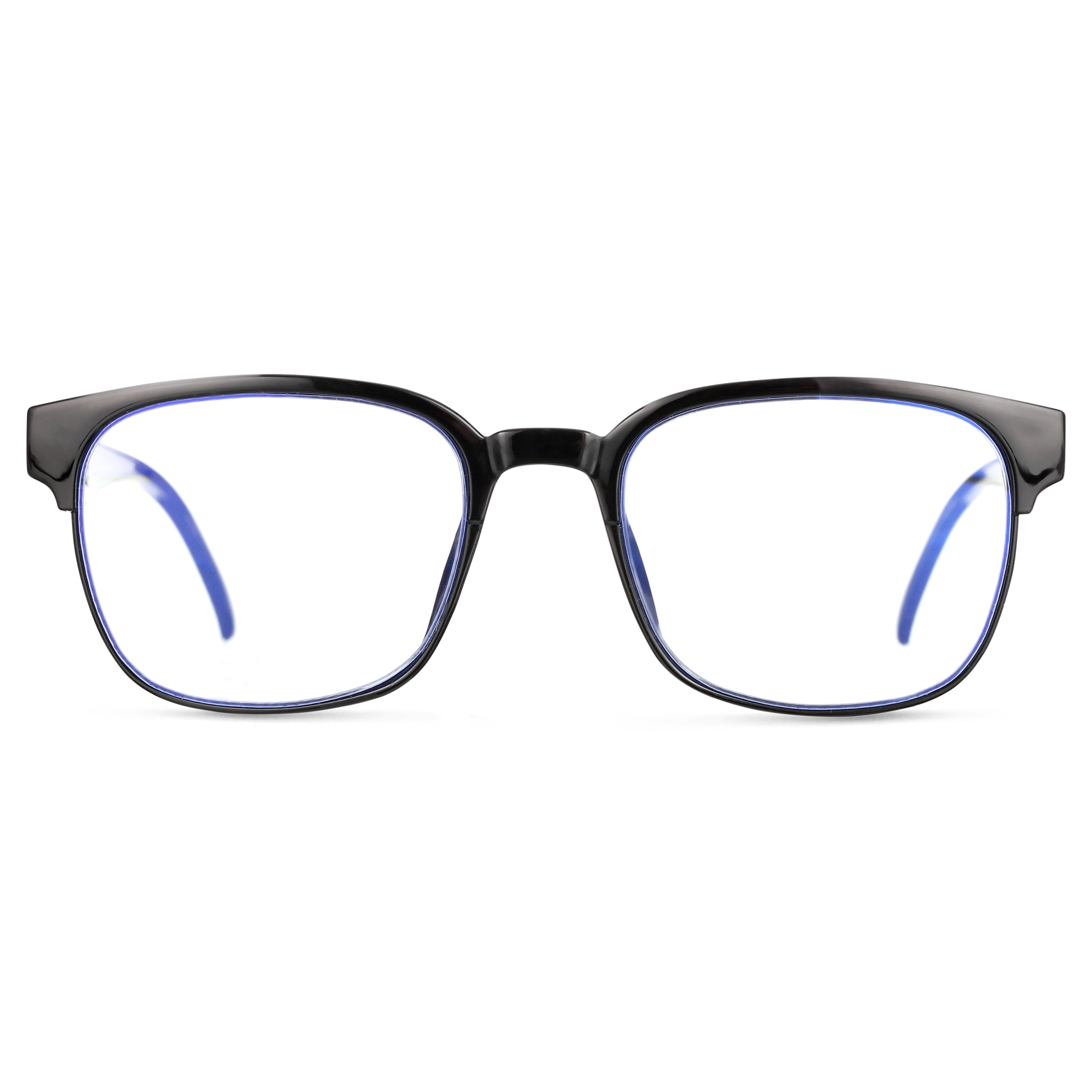 (2 pack) Bklyn Flatbush Men's Plastic Blue Light Readers Navy, 1 Pair