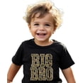 thumbnail image 3 of Big Bro Camo Shirt for Boys Matching Sibling Graphic Tee Camouflage Older Brother TShirt Black Shirt 12 Months, 3 of 8