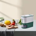 thumbnail image 4 of Storage Rack, Ongmies Rice Dispenser Home Large Cereal Container Storage with Measuring Cup Cylindrical Upgraded Built-In Crisper for Cereal Oats, Food Storage, 4 of 4