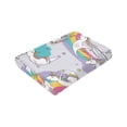 thumbnail image 6 of Kll Fleece Blanket Plush Throw Blanket Unicorn Doingyoga,Soft Fuzzy Cozy Flannel Blanket For Couch Sofa Bed.(80"X60"), 6 of 9