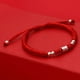 thumbnail image 5 of Pulsera de cuerda roja Jumpingount para mujer diseño único, 5 of 6
