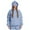 Sky Blue, variant on Fall Fashion Hoodies for Women Hoodie with Eyemask Elastic Adjustable Strings Long Sleeve Sweatshirts Side Pockets Solid Color Tops Casual Streetwear Winter Outfit Plus Size