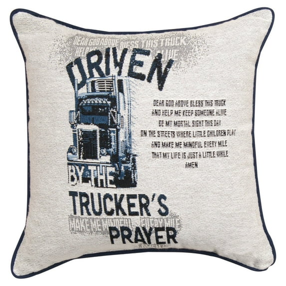Manual Truckers Prayer Decorative Pillow