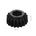 thumbnail image 2 of 6pcs Tuning Peg Button Gear Electric Guitar Head Button Guitar Tuner Gear, 2 of 8