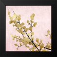 thumbnail image 2 of Bennett, Kate 12x12 Black Modern Framed Museum Art Print Titled - Gold Blossoms on Pink I, 2 of 5