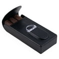 thumbnail image 5 of 3 Cigar Leather Case w/ Magnetic Closure & Cutter - Black, 5 of 7