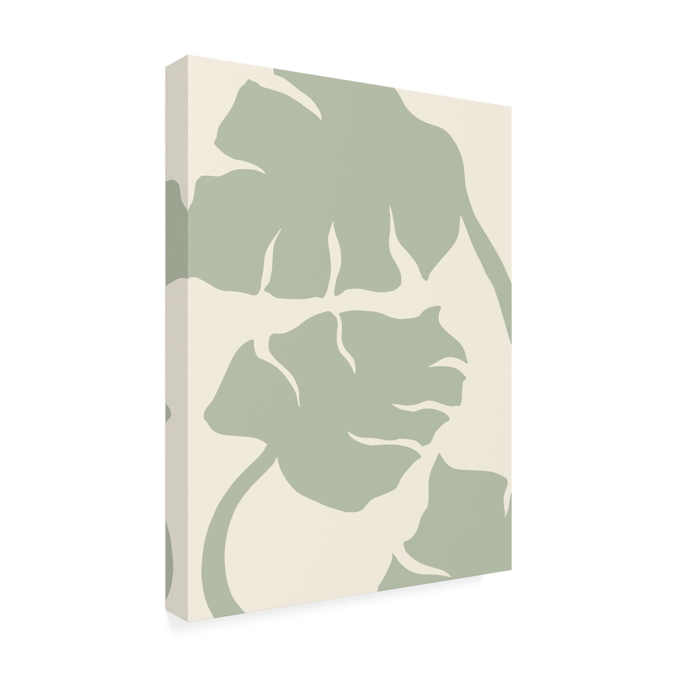 Trademark Fine Art Pictufy Studio Monstera Sage Green Canvas Wall Art