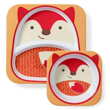 Skip Hop Playspot Playmat - Skip Hop Zoo Melamine Set, Fox