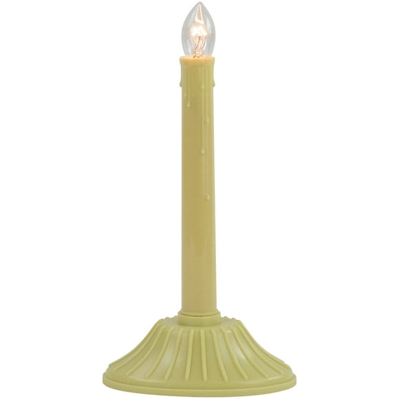 Northlight Ivory Single Light Christmas Candolier Candle Lamp - 9.5 Inch