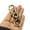 Bronze, variant on 2pcs Heavy Duty Metal Keychain, Zinc Alloy Key Chain with Keyring Quick Release Carabiner Clips Keyring Holder Organizer Car Key Finder Hook Keys Clip for Men Women(Black)