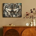thumbnail image 4 of ZFLMY Wolves Feathers Dream Catcher Canvas Wall Art Print Decor 16x12in, 4 of 6