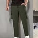 thumbnail image 5 of Ceisia Men's Relaxed Straight Leg Cargo Pants | Multi-Pocket Elastic Waist Workwear Pants | All-Season Casual Trousers Gift, 5 of 9