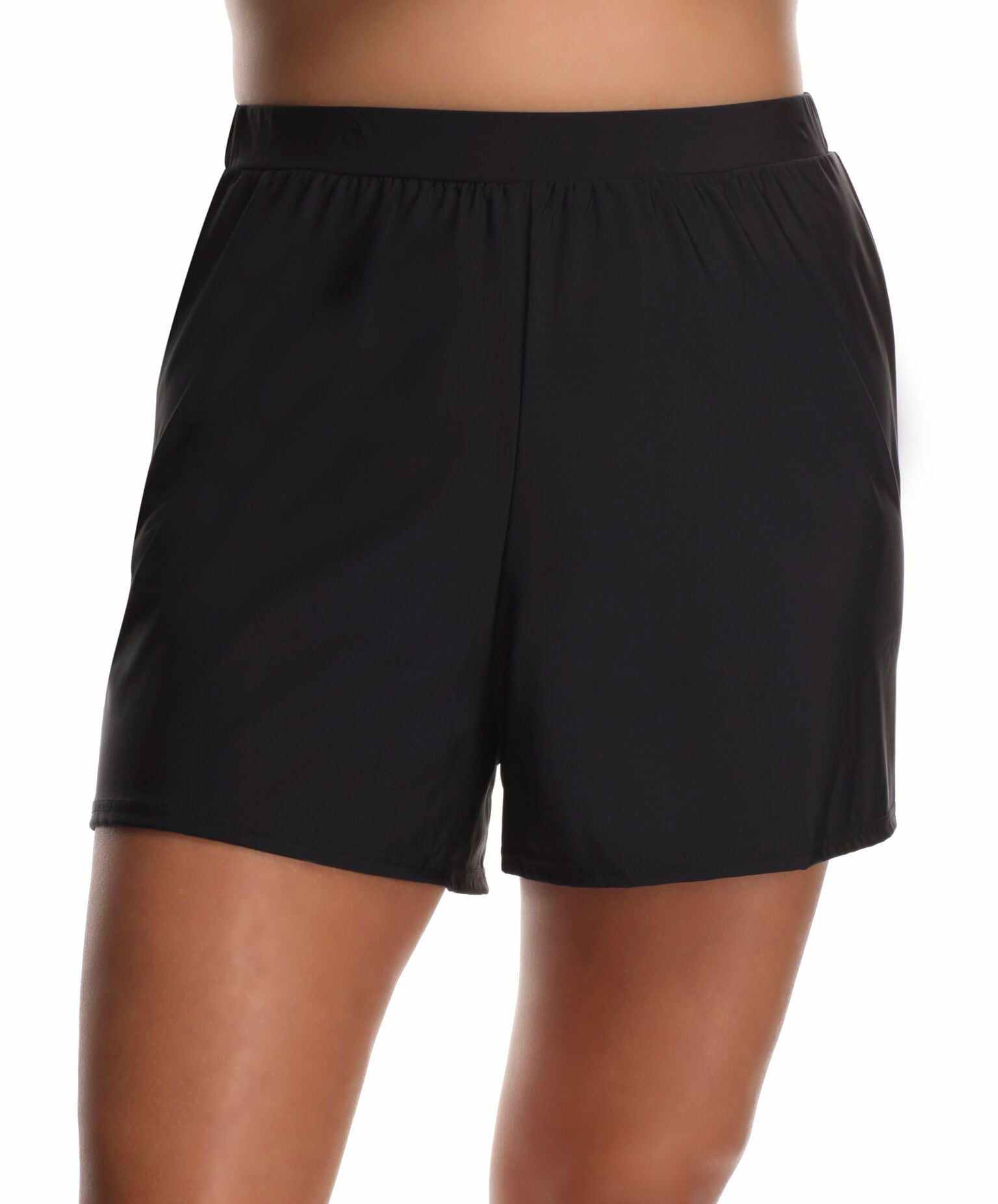 Miraclesuit Black Plus Size Loose Swim Shorts Size 20W - Walmart.com