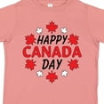 thumbnail image 4 of Inktastic Happy Canada Day- Maple Leaf Circle Boys or Girls Toddler T-Shirt, 4 of 5