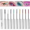thumbnail image 1 of BONNIE CHOICE Juego de rímel de colores de 9 colores para pestañas, rojo, rosa, morado, azul, blanco, negro, colorido, resistente al agua, encantador, voluminoso, de larga duración, maquillaje de ojos, 1 of 5