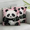 thumbnail image 3 of Cute Cartoon Panda Animals Pillowcase King  Pillow Cover Protector Pillow Sham Case with Zipper, 3 of 7