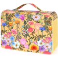 thumbnail image 1 of GHSDFBB Twill Fabric Pencil Case with Zipper Closure, Yellow Flower, 252 Count, 1 of 6