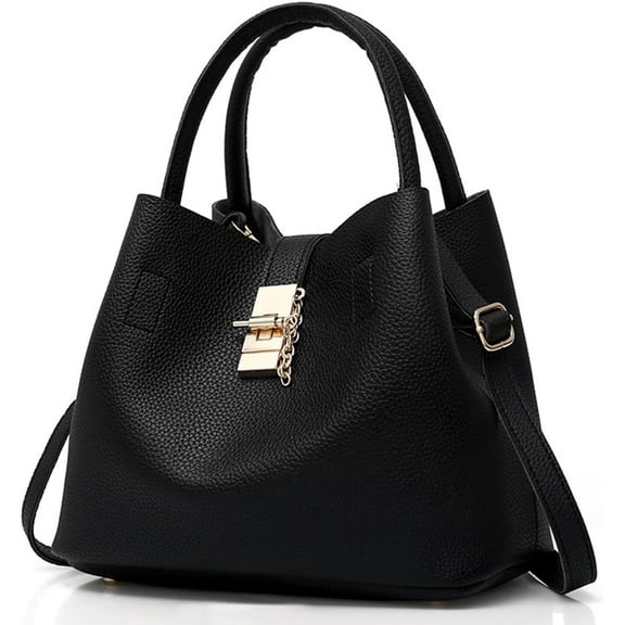 HMSHA Women's Handbags Premium PU Material Durable Design Fashion Crossbody Bags (pink)