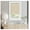 Alabaster, variant on Cordless Light Filtering Mini Blind - 52 Inch Width, 64 Inch Length, 1" Slat Size - Pearl White - Cordless GII Morningstar Horizontal Windows Blinds for Interior by Achim Home Decor