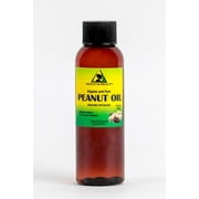 Peanut oil unrefined organic carrier cold pressed virgin raw pure 8 oz
