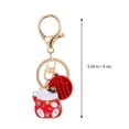 thumbnail image 5 of KAKOWELY 4 llaveros con colgante de gato de la suerte, joyería DIY, llavero con colgante, adorno para bolso., 5 of 5
