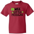 thumbnail image 3 of Inktastic St. Patrick's Day Wee Little Hooligan with Clovers Youth T-Shirt, 3 of 5