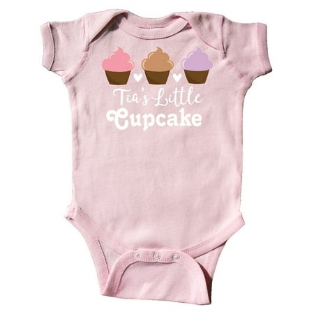 

Inktastic Tia s Little Cupcake Niece Gift Gift Baby Girl Bodysuit