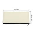 thumbnail image 2 of Unique Bargains Blank DIY Craft Bags Make Up Pocket Canvas Zipper Pouch, Black 4 Pack, 2 of 5