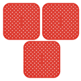 thumbnail image 1 of Silicone Air Fryer Liners Square , Eco-Friendly Reusable Air Fryer Silicone Liners for Parchment Paper Replacement, Oil Proof Easy Clean Air Fryer Accessories, 1 of 4