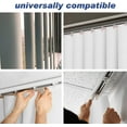 thumbnail image 4 of 82.5" x 3.5" White PVC Vertical Blind Replacement Slats Curved Smooth (5 Pack), 4 of 4