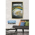 thumbnail image 2 of NFL Los Angeles Chargers - Helmet 19 Wall Poster, 22.375" x 34", Framed, 2 of 3