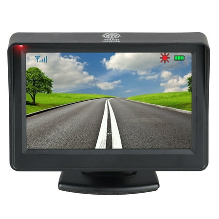 myGEKOgear - Solarst Wireless Solar Powered Backup Camera - Black