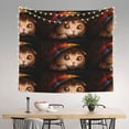 thumbnail image 3 of Daiia Animal Cat Pattern Tapestry 60x51 Inches Wall Hanging Tapestry Artistic Wall Hanging Bedroom Wall Decor Living Room Tapestry Dorm Room Decor, 3 of 9