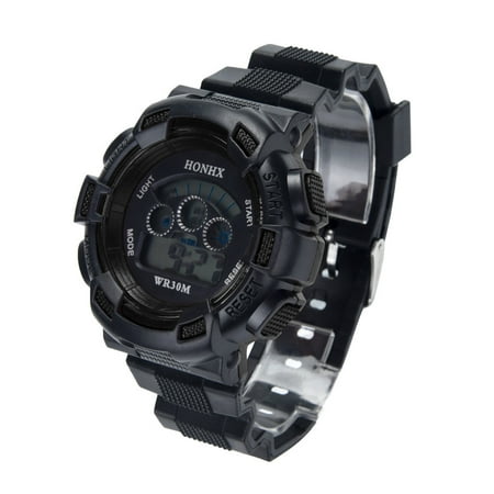 amousa Watch Waterproof Children Boys Digital LED Sports Watch Kids Alarm Date Watch Gift