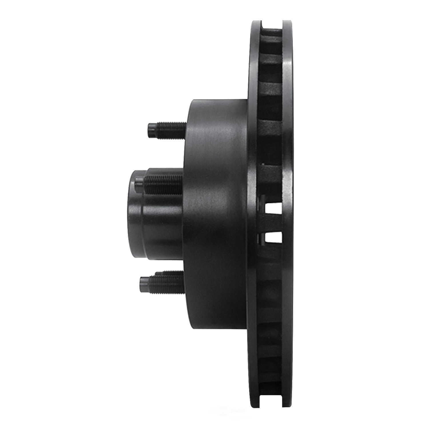 Dynamic Friction Company 633-54139L DFC Brake Rotor - Drilled And Slotted - Black