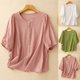 thumbnail image 1 of Tops de encaje para mujer,Blusa informal de poliéster con mangas 3/4 y cuello redondo para mujer, ideal para uso diario y en casa, sopatenor, 1 of 9